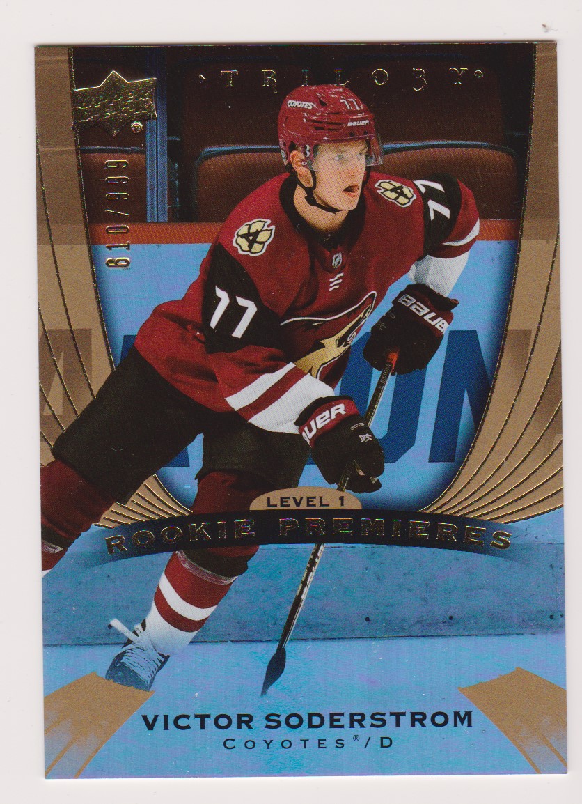 (image for) 2020-21 Upper Deck Trilogy #77 Victor Soderstrom 610/999 RC
